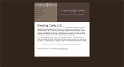 Desktop Screenshot of creating-clarity.com